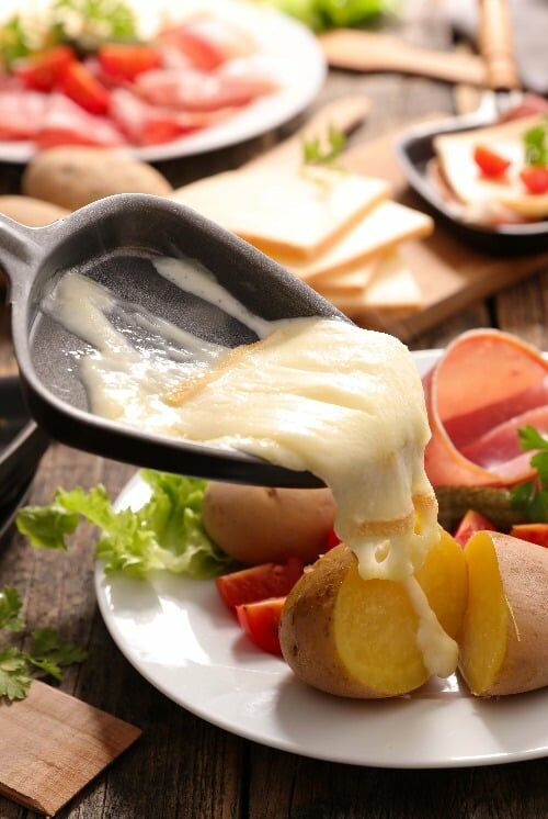 Raclette Peynirli Ilık Sebze Salatası