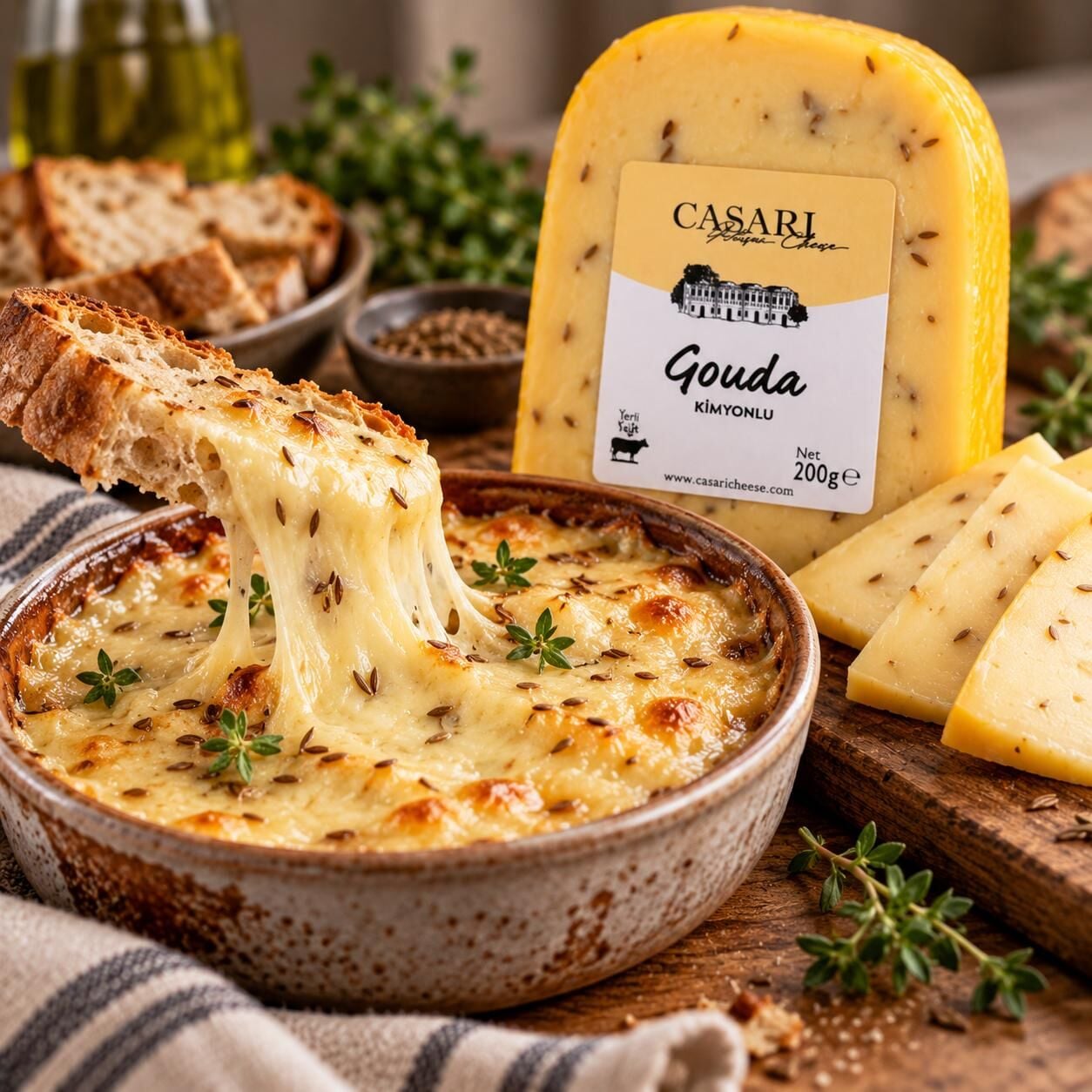Casari Gouda Peyniri 200 Gr.-KİMYONLU