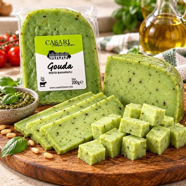 Casari Gouda Peyniri 200 Gr.-PESTO BAHARATLI